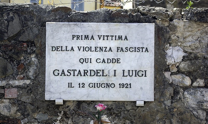 Vittima fascismo Gastardelli