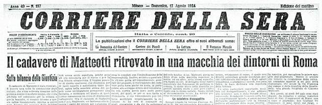 Perché Giacomo Matteotti