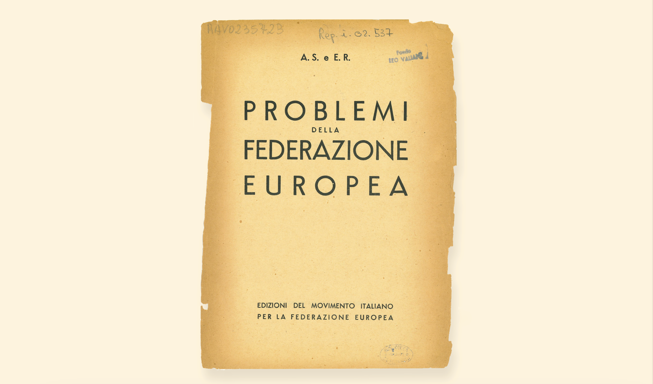 Per un’Europa libera e unita